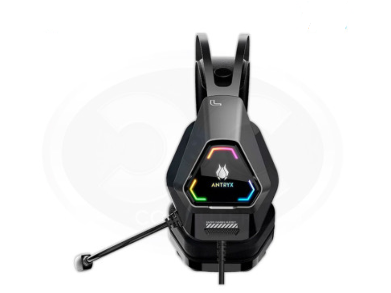 AUDIFONO ANTRYX RAIDER BLACK RGB CON MICROFONO 7.1 VIRTUAL (PN:AGH-7500K7RV)